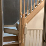 stairwell extension leading up to loft conversion.
